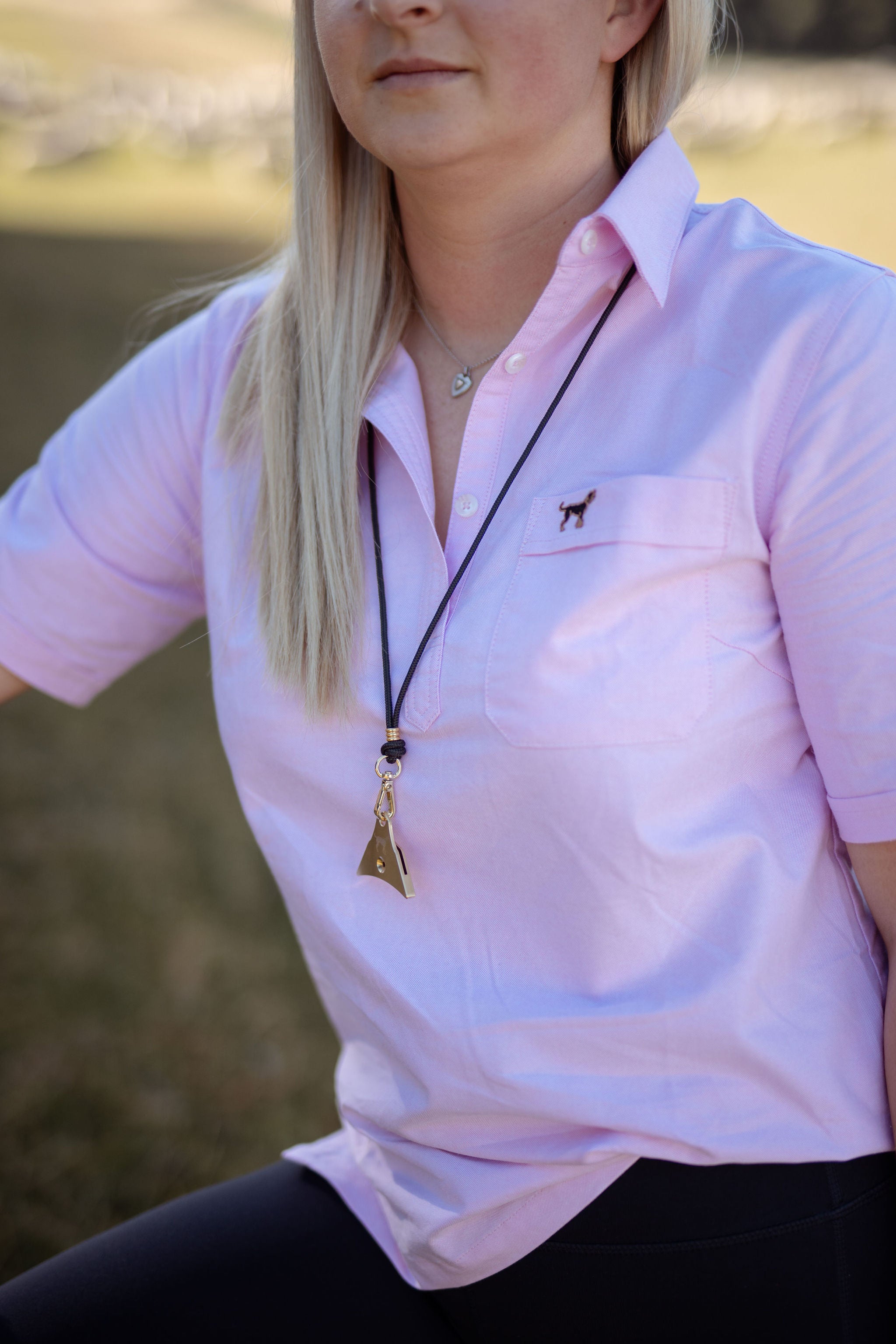 Dusty pink musters shirt