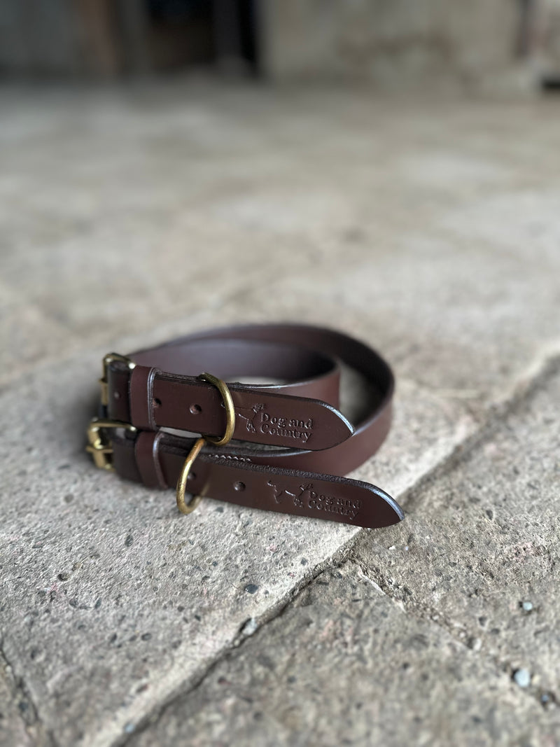 Leather dog collar