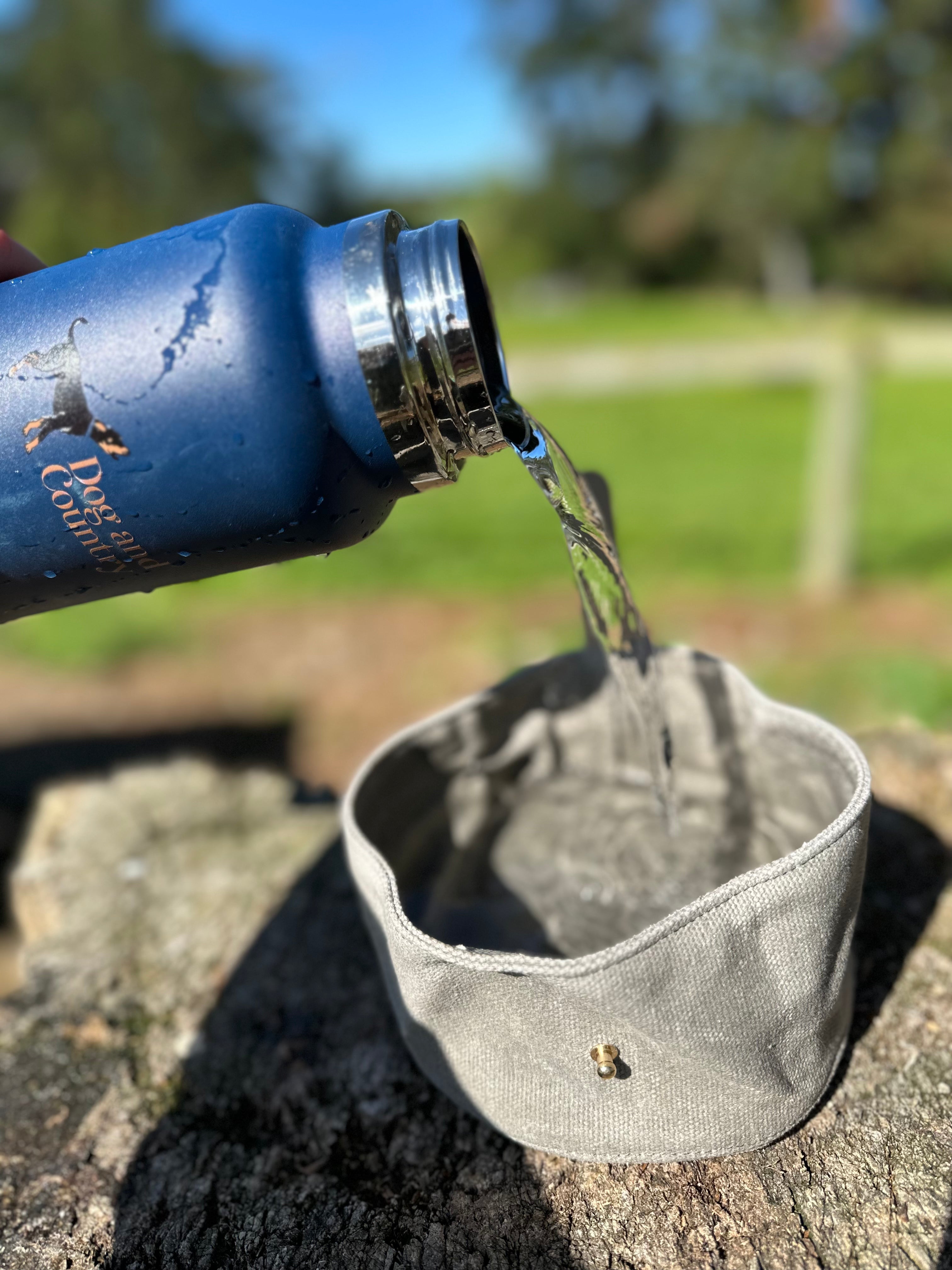 Canvas Water Bowl