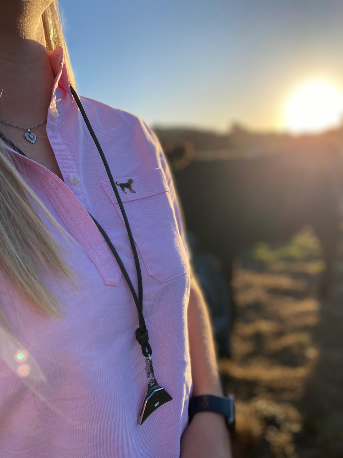 Dusty pink musters shirt