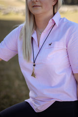Dusty pink musters shirt