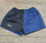 Black/Navy Shorts - zip pockets